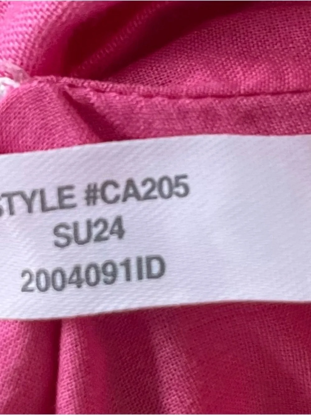 J Crew Linen‎ Blend Squareneck Tank Top XXS Pink Vacation Summer Coastal NWT